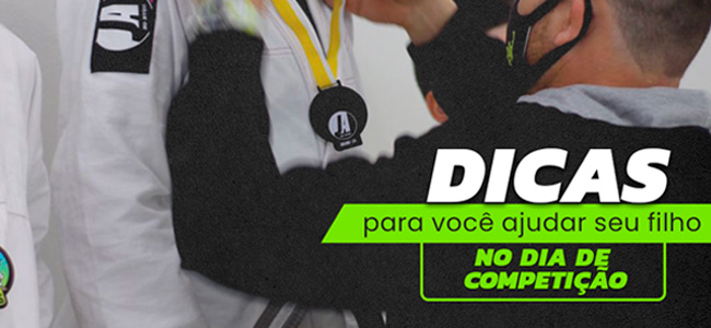 Dicas para quando seu filho vai competir!